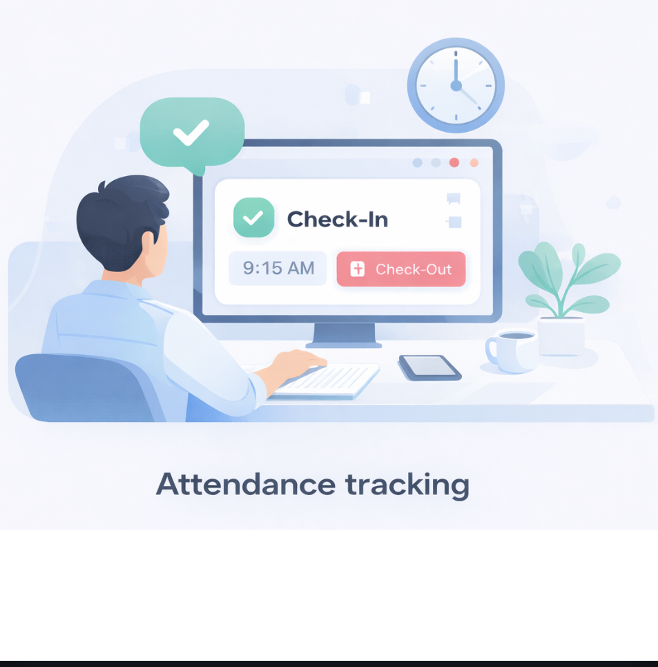 Employee attendance and HR portal
